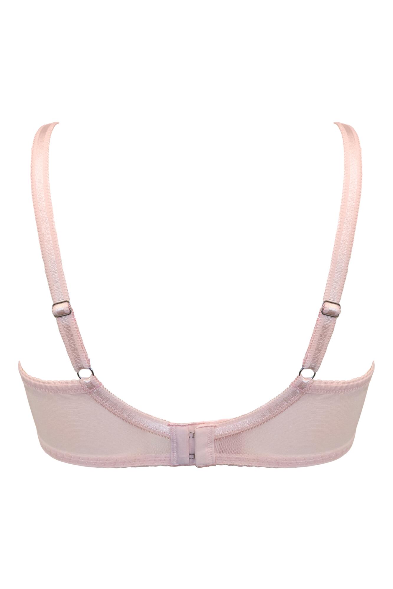 Pour Moi Fleur Lightly Padded High Apex Underwired Bra - Soft Pink