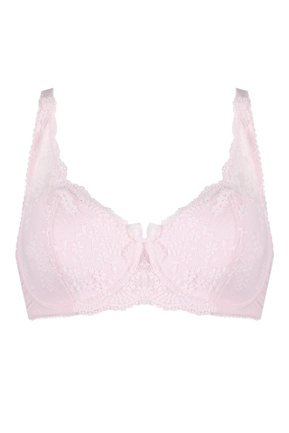 Pour Moi Flora Lightly Padded Underwired Bra - Soft Pink
