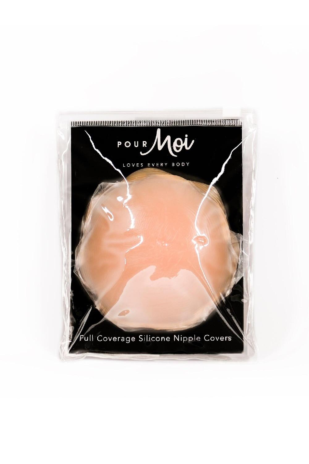 pour moi Full Coverage Silicone Nipple Covers (Pack of 1 pair) - Nude