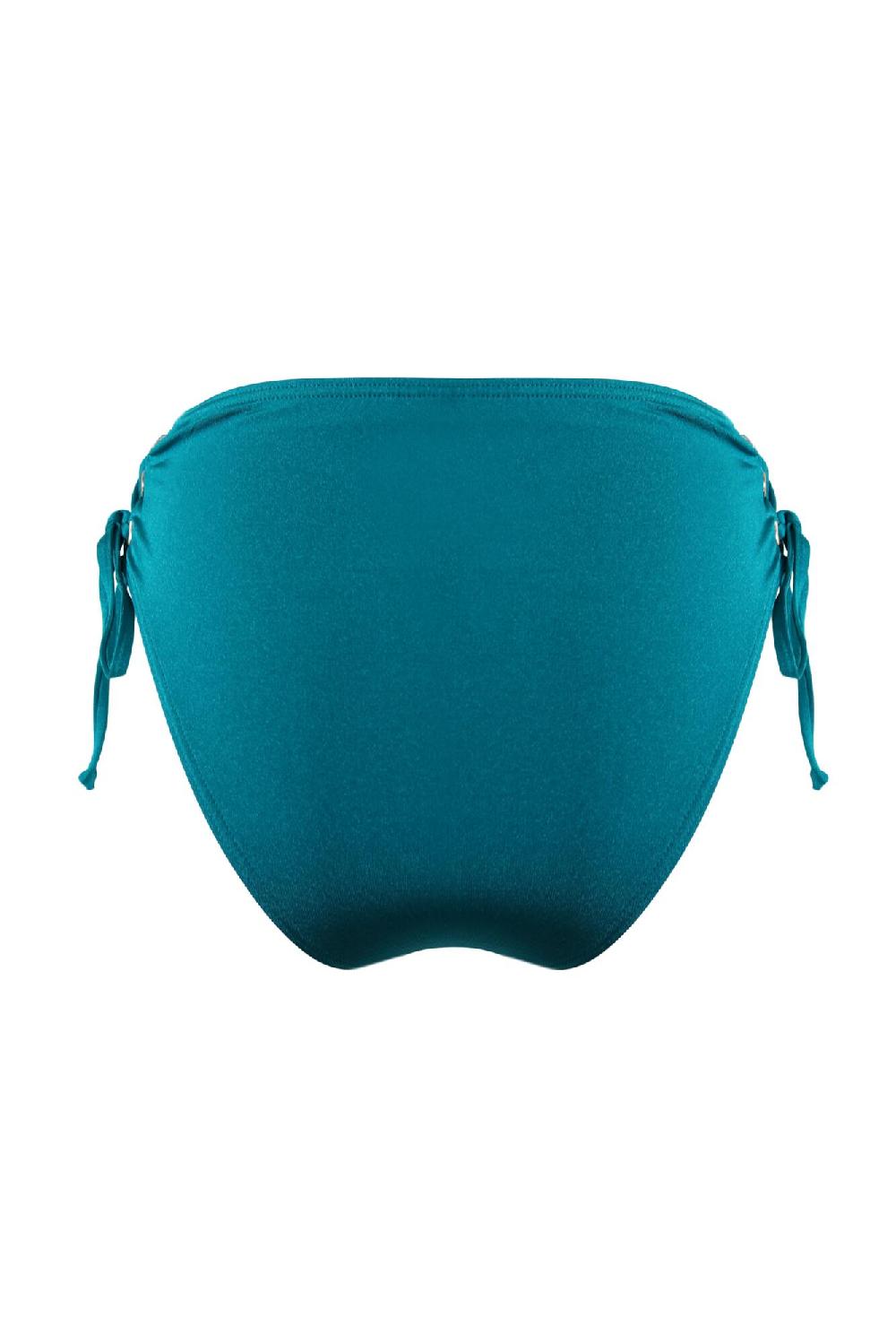 Pour Moi India Recycled High Waist High Leg Brief - Turquoise