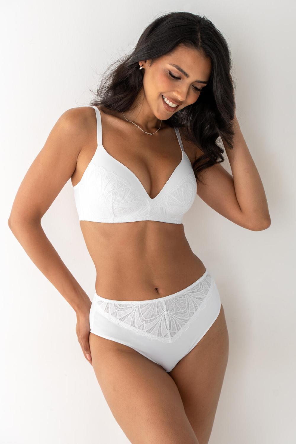 Pour Moi New Romance Padded Non-Wired T-Shirt Bra - White