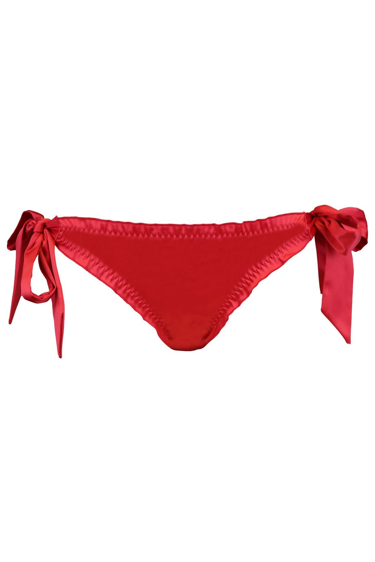 Pour Moi All Wrapped Up Tie Side Brief - Red