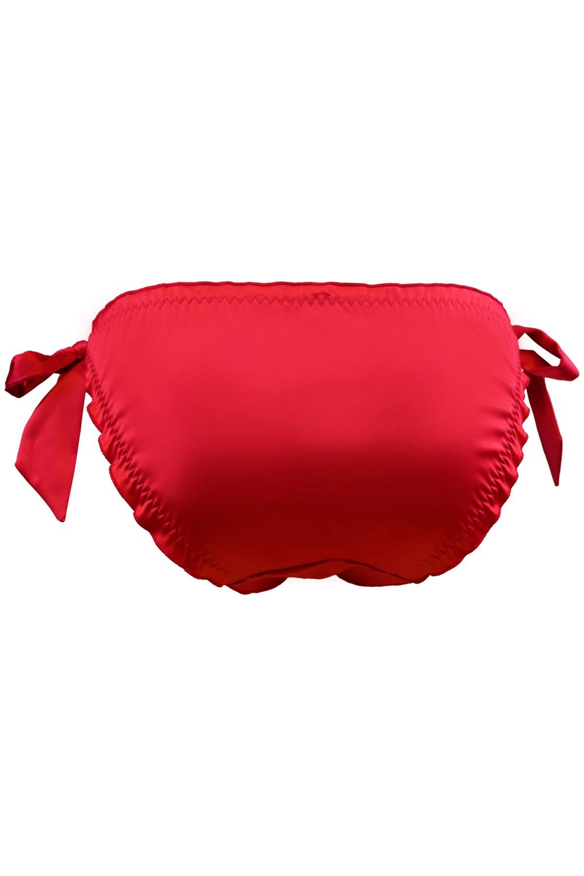 Pour Moi All Wrapped Up Tie Side Brief - Red