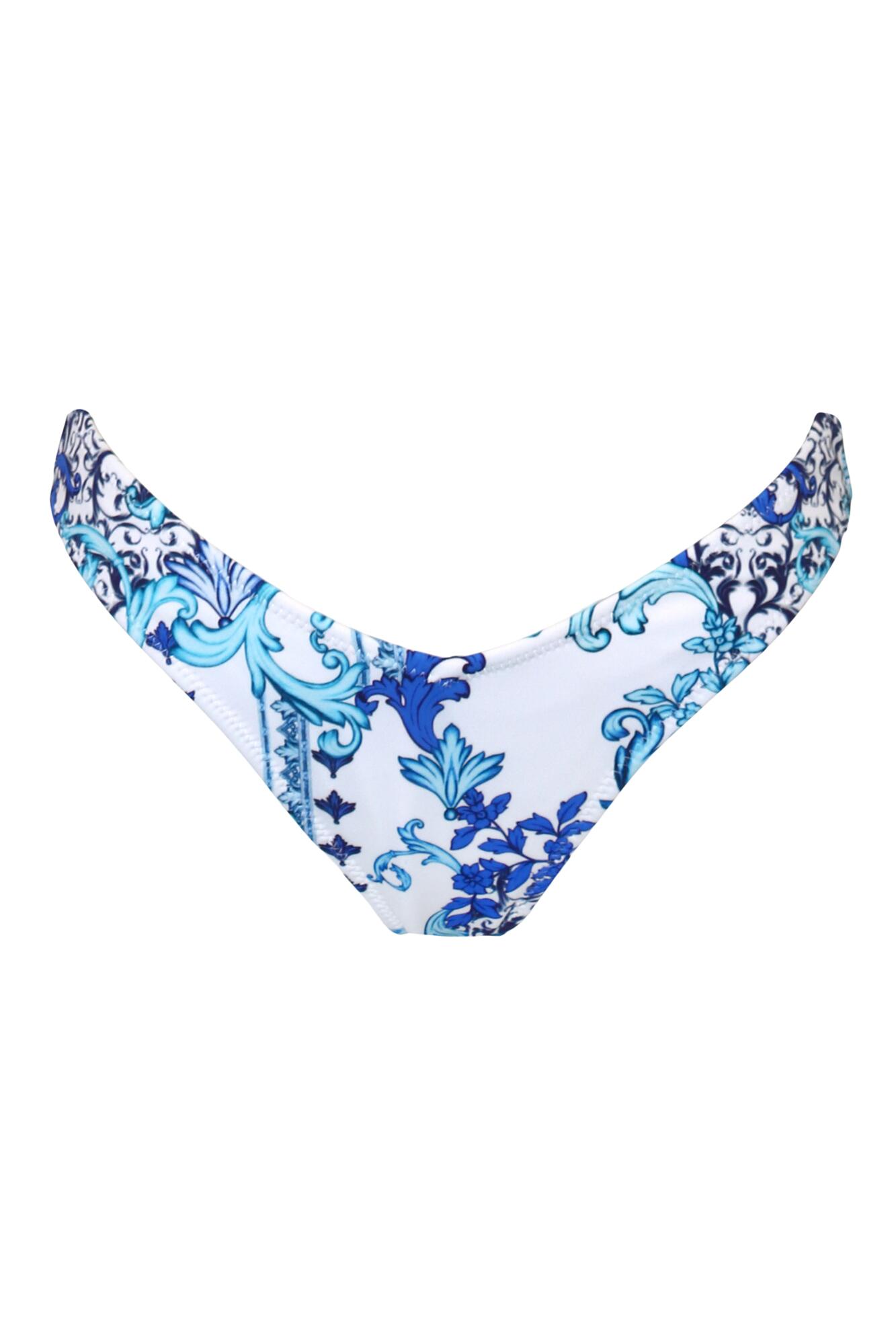 Pour Moi Amalfi V-Shape Brief - White/Blue