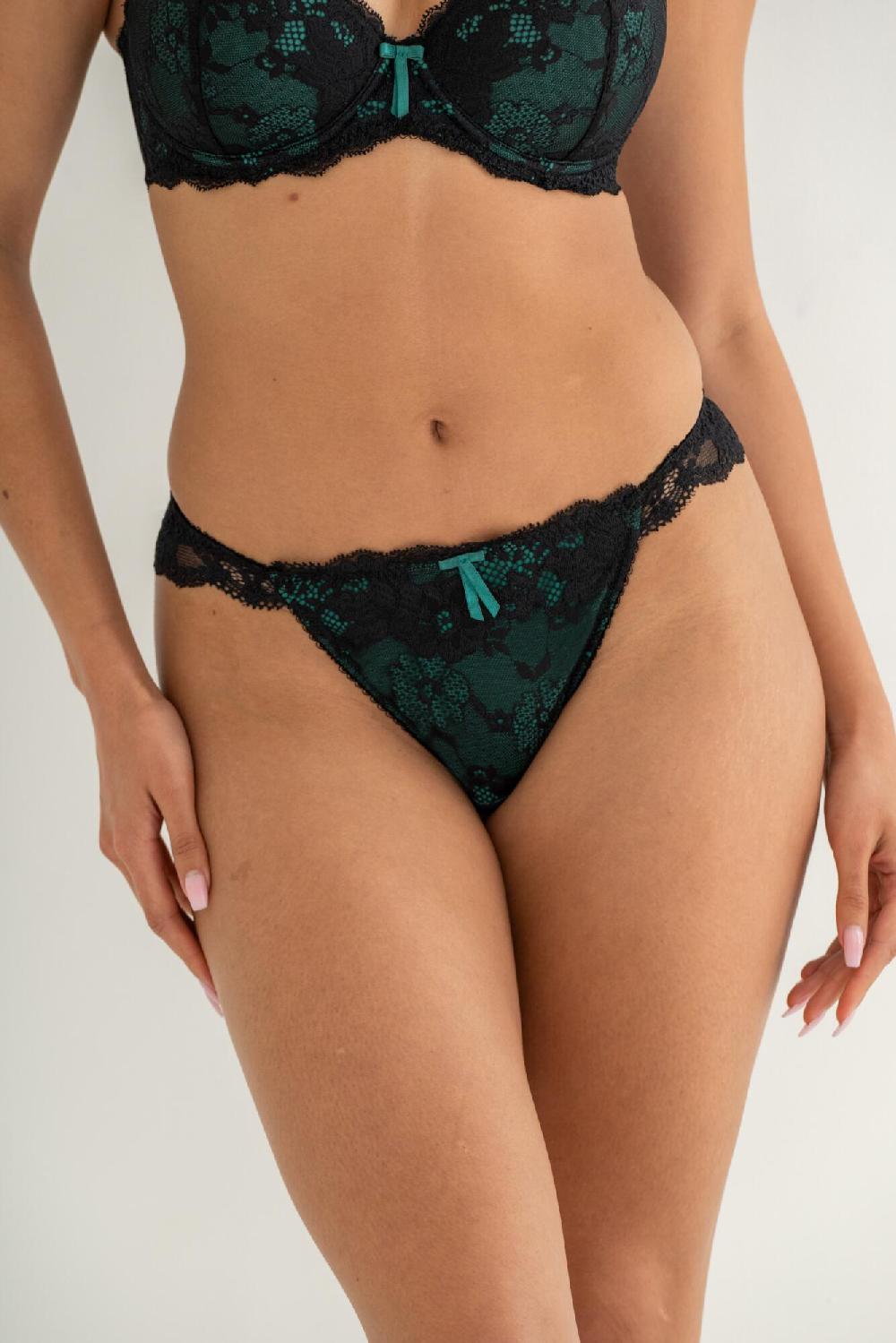 Pour Moi Amour Brazilian Brief - Black/Forest