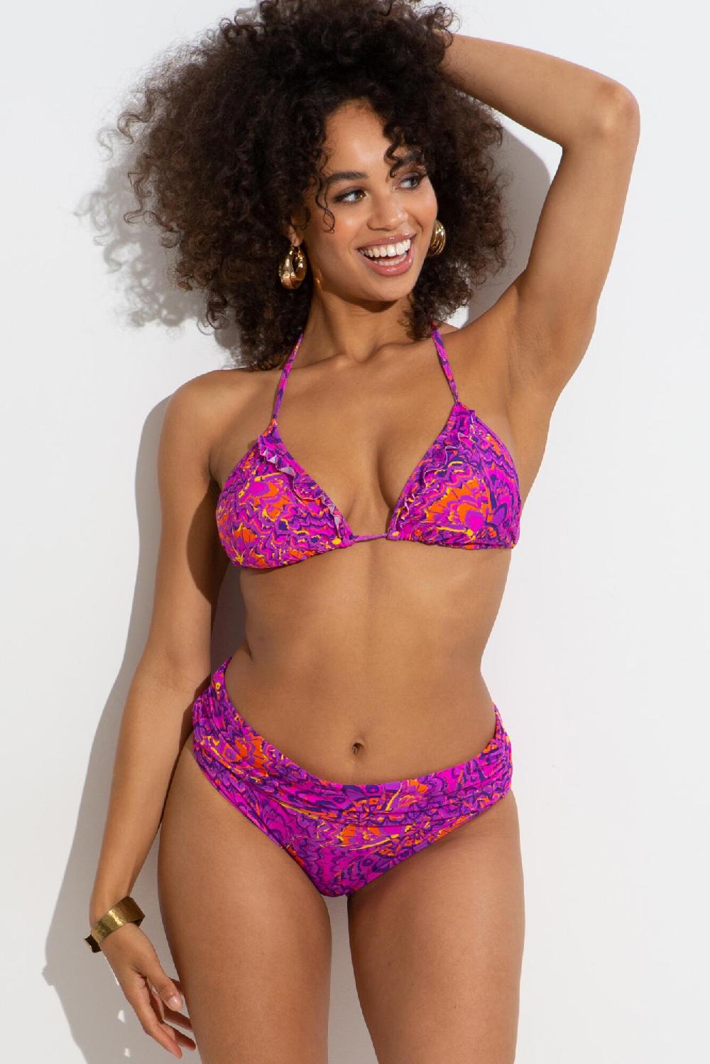 Pour Moi Bermuda Fold Over Brief - Multi