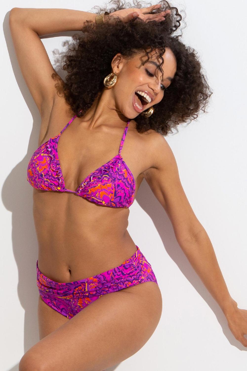 Pour Moi Bermuda Non-Wired Triangle Top - Multi