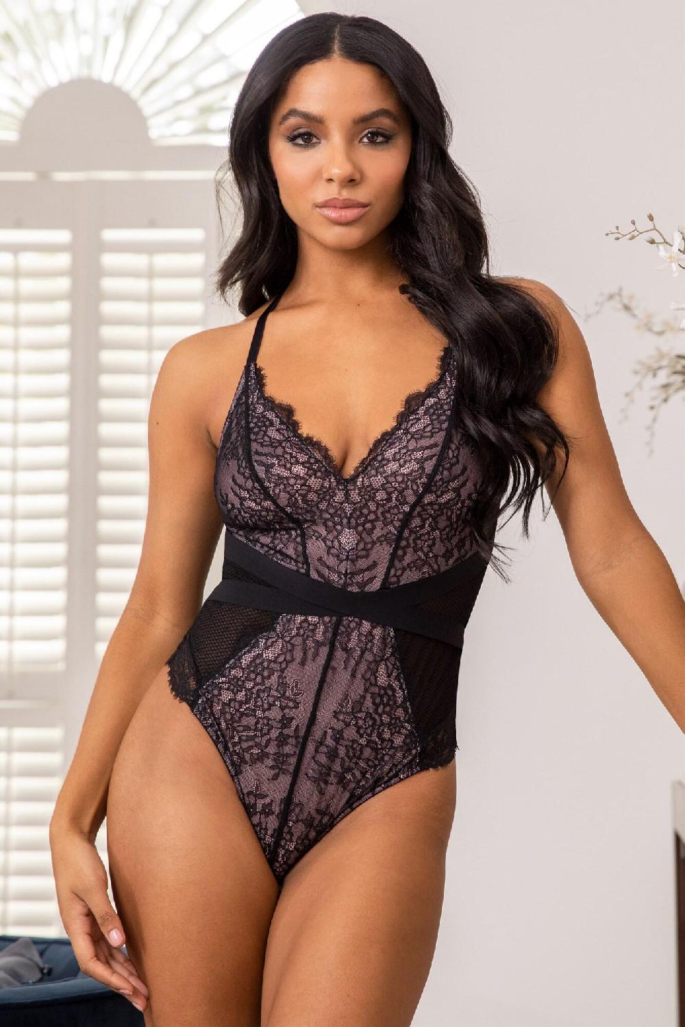 pour moi Dark Romance Body - Black/Pink