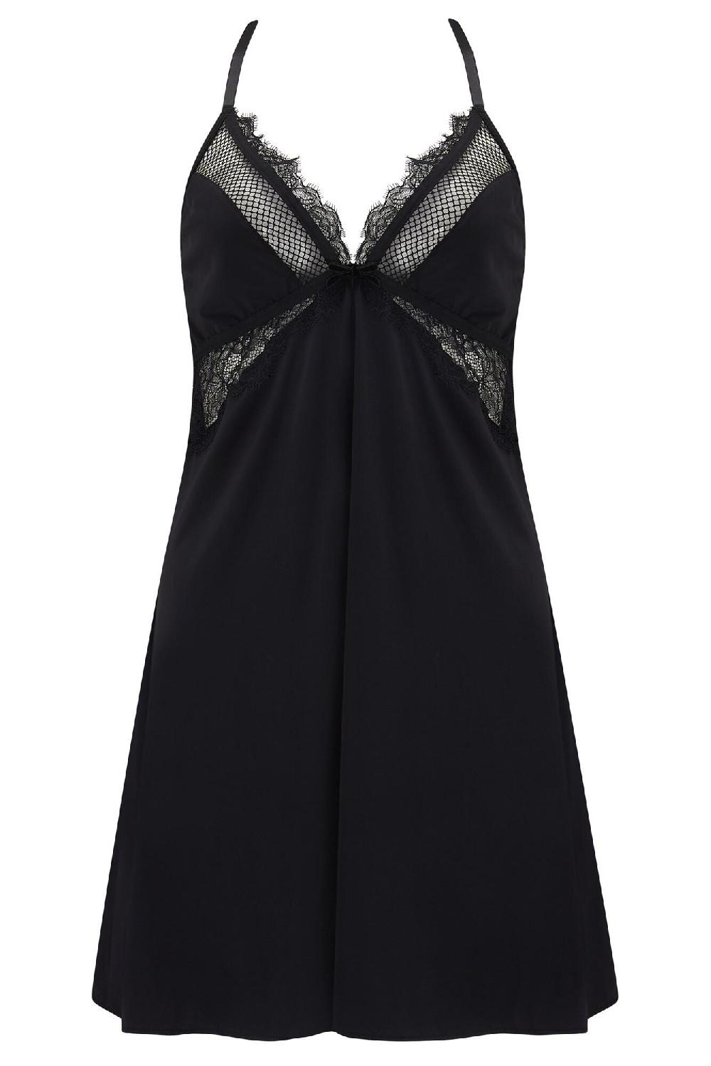 Pour Moi Dark Romance Chemise - Black