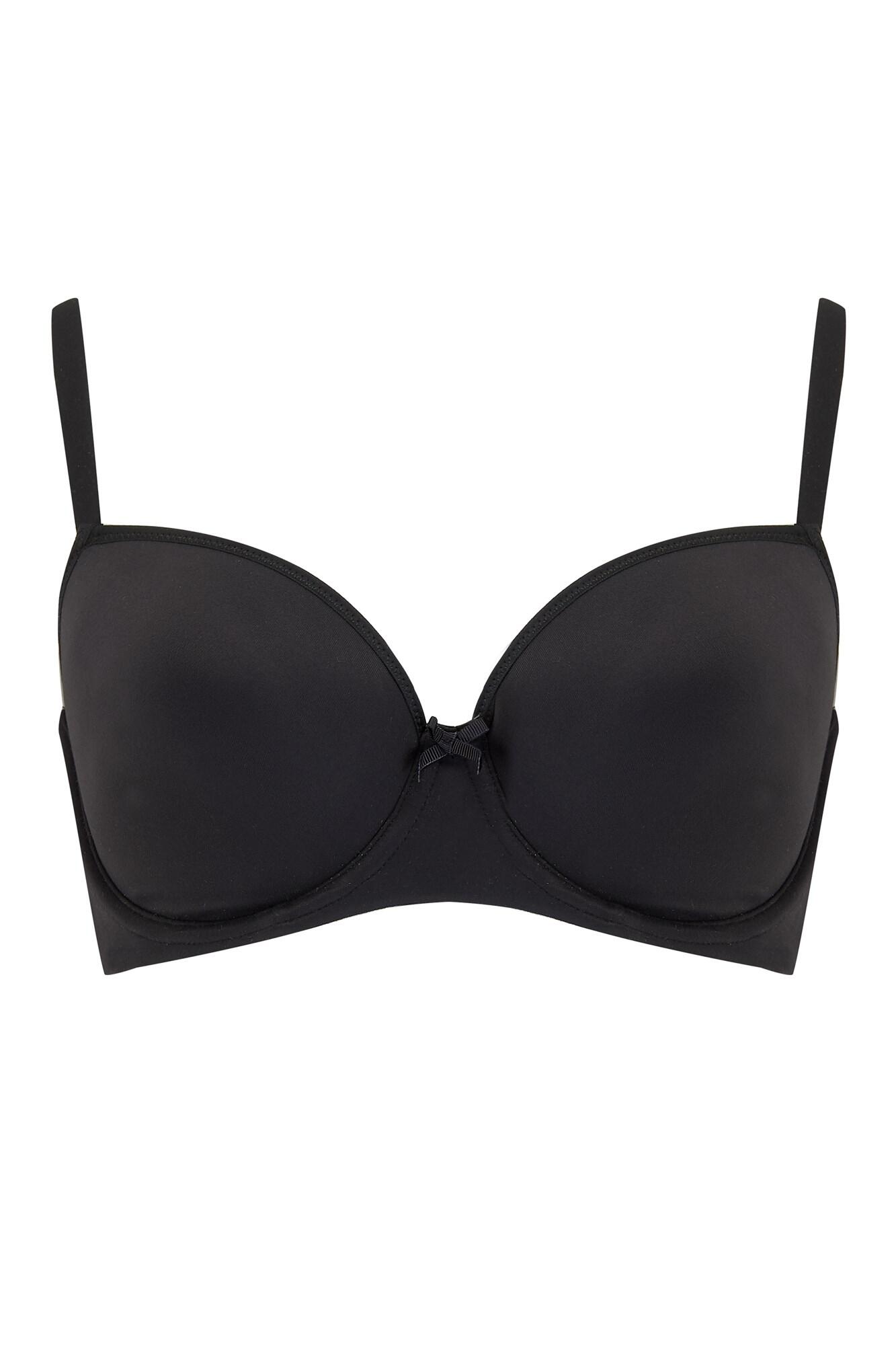 Pour Moi Definitions Balcony T-Shirt Bra - Black