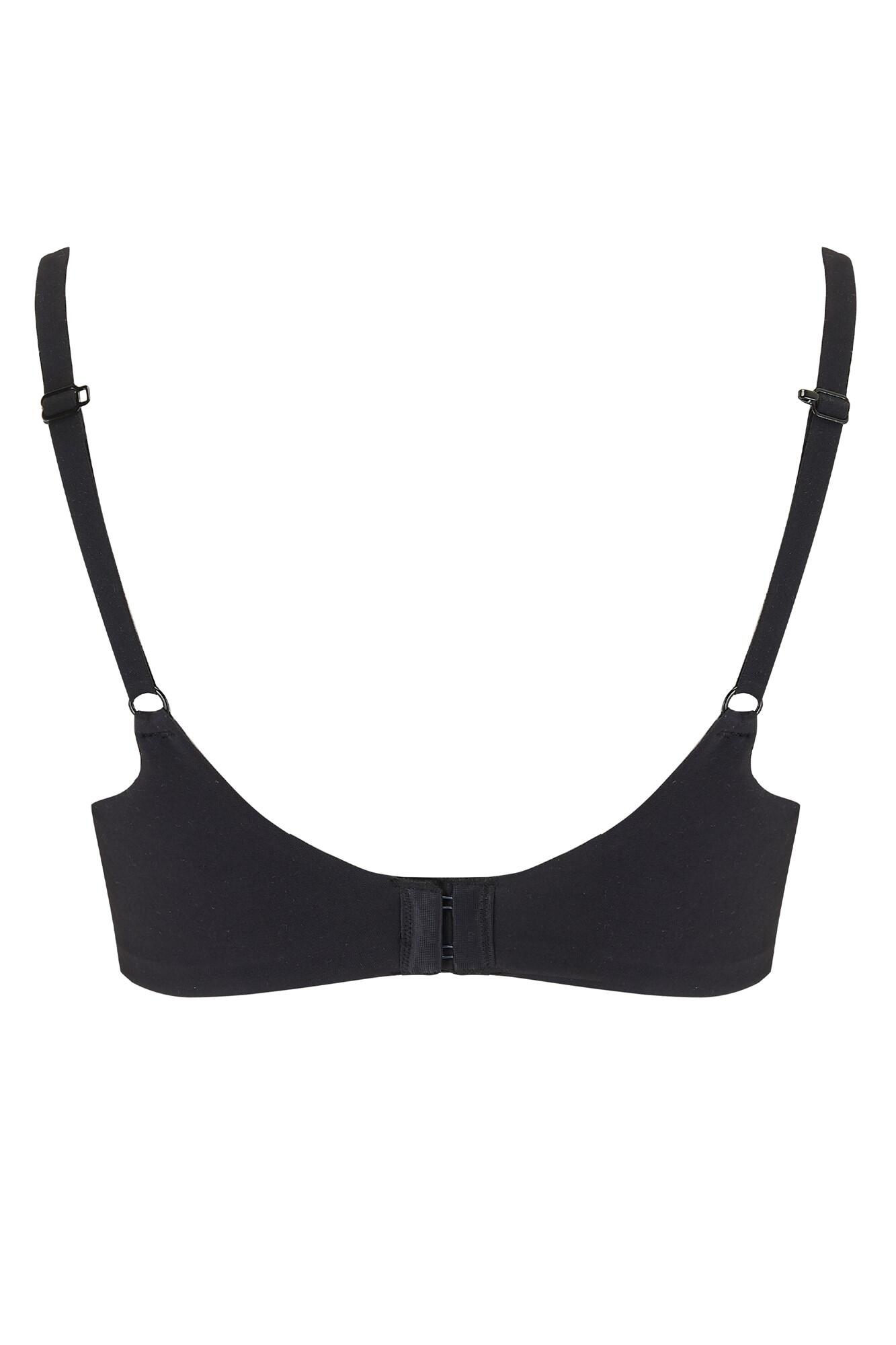 Pour Moi Definitions Balcony T-Shirt Bra - Black