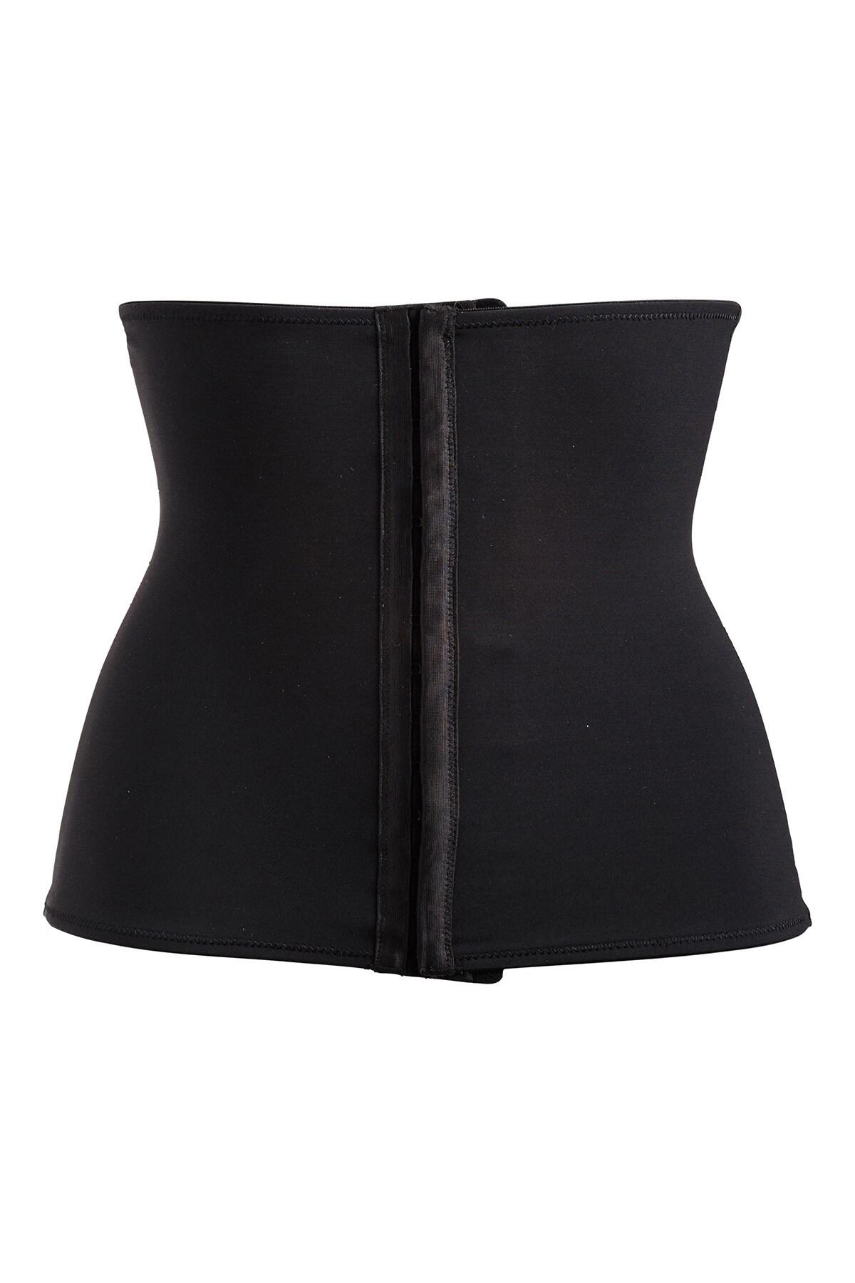 Pour Moi Definitions Hook & Eye Waist Cincher - Black