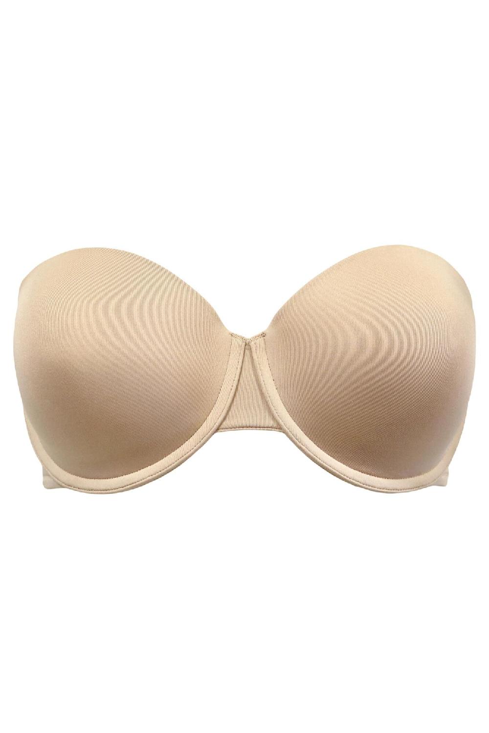 Pour Moi Definitions Push-Up Strapless Bra - Natural