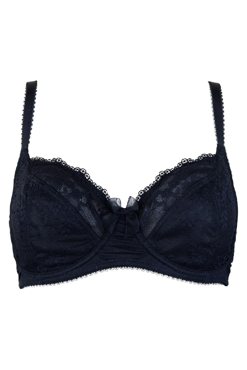 Pour Moi Flora Underwired Bra D-M - Black