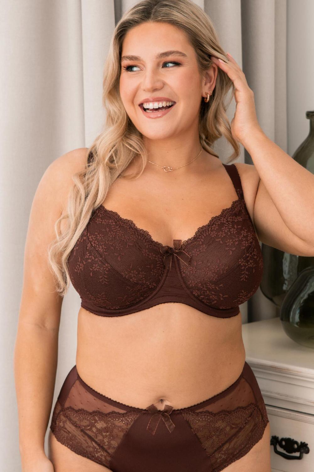 pour moi Flora Underwired Bra D-M - Chocolate