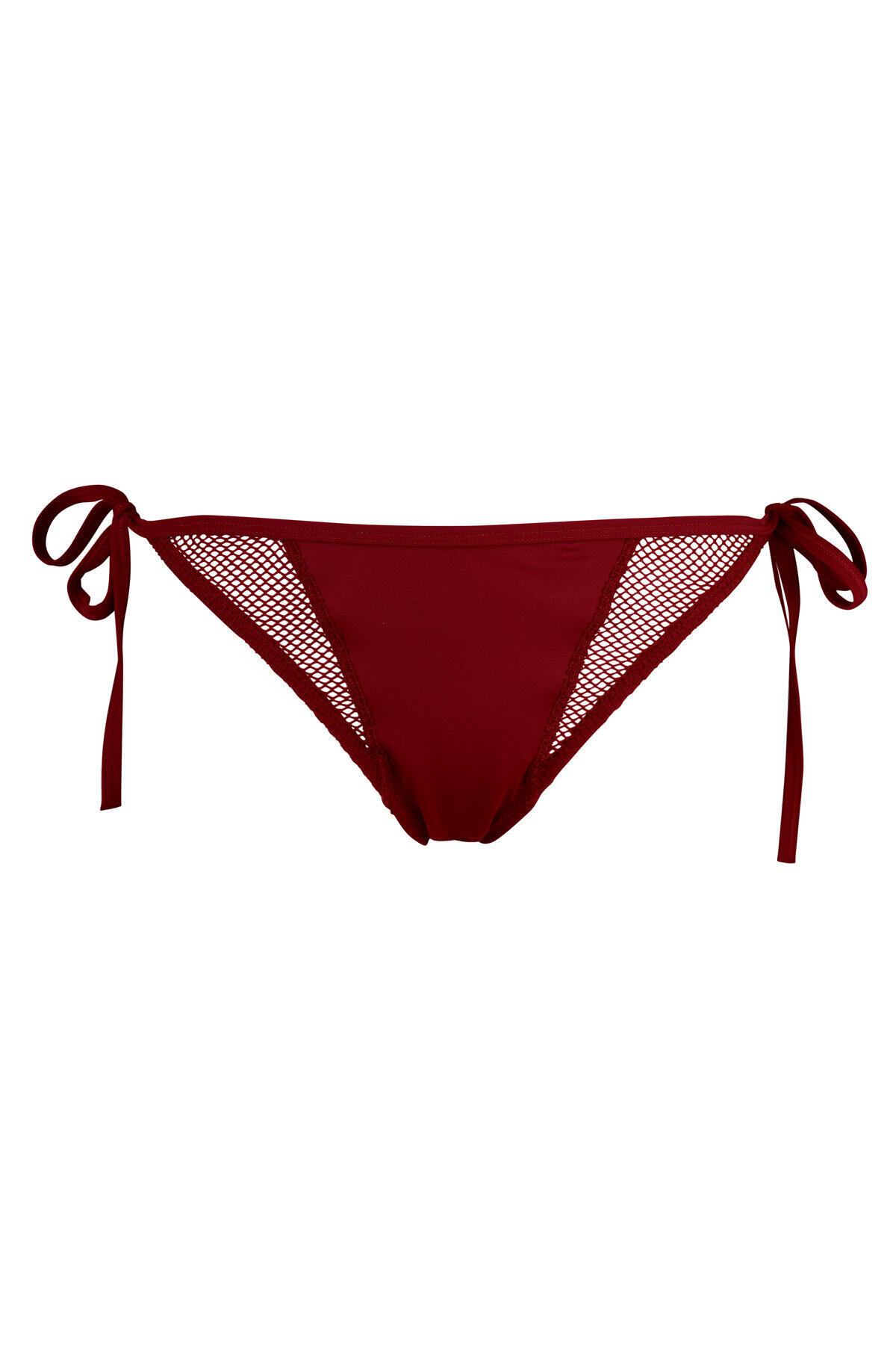 Pour Moi Glamazon High Leg Tie Side Brief - Red