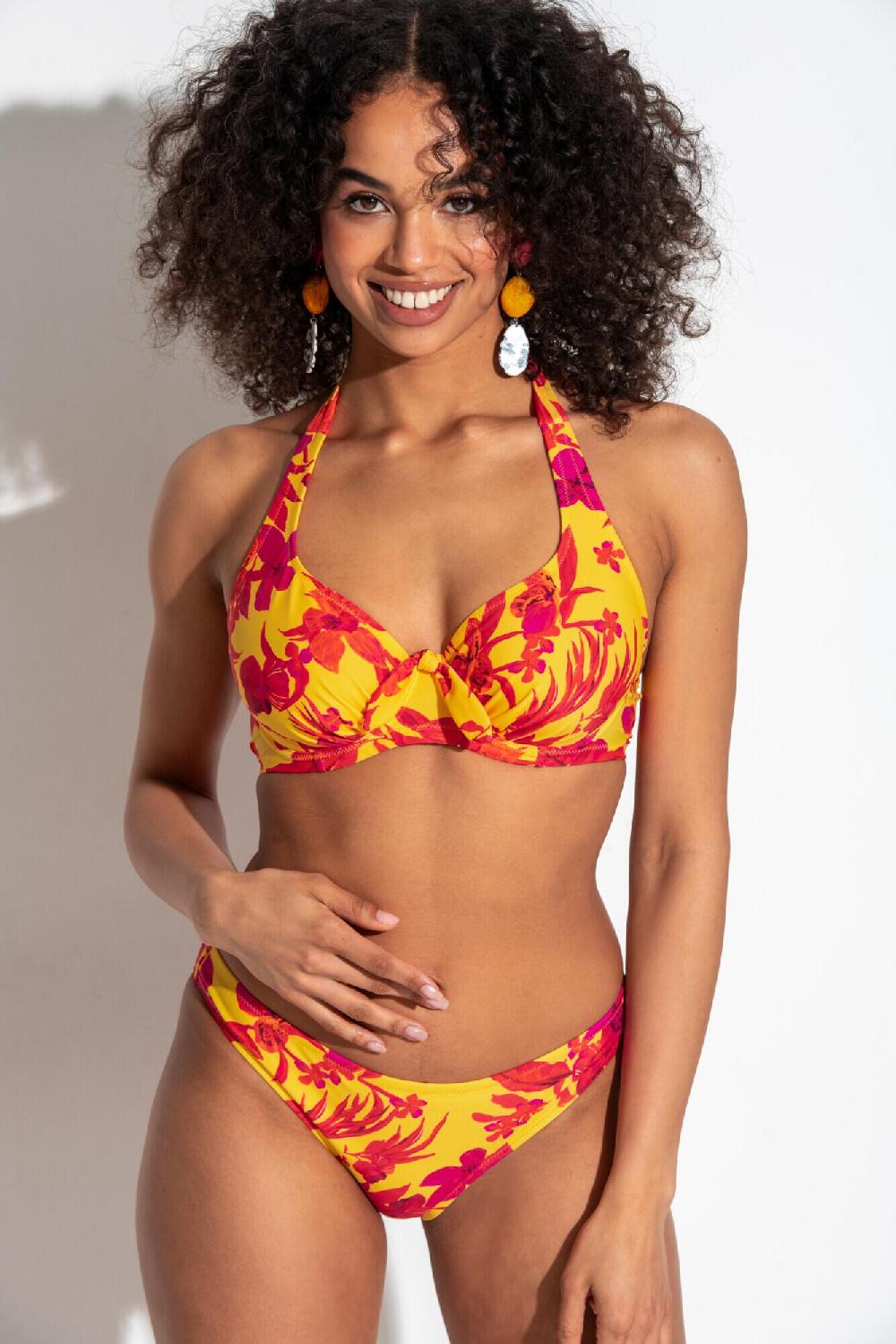 Pour Moi Heatwave Brief - Yellow Floral