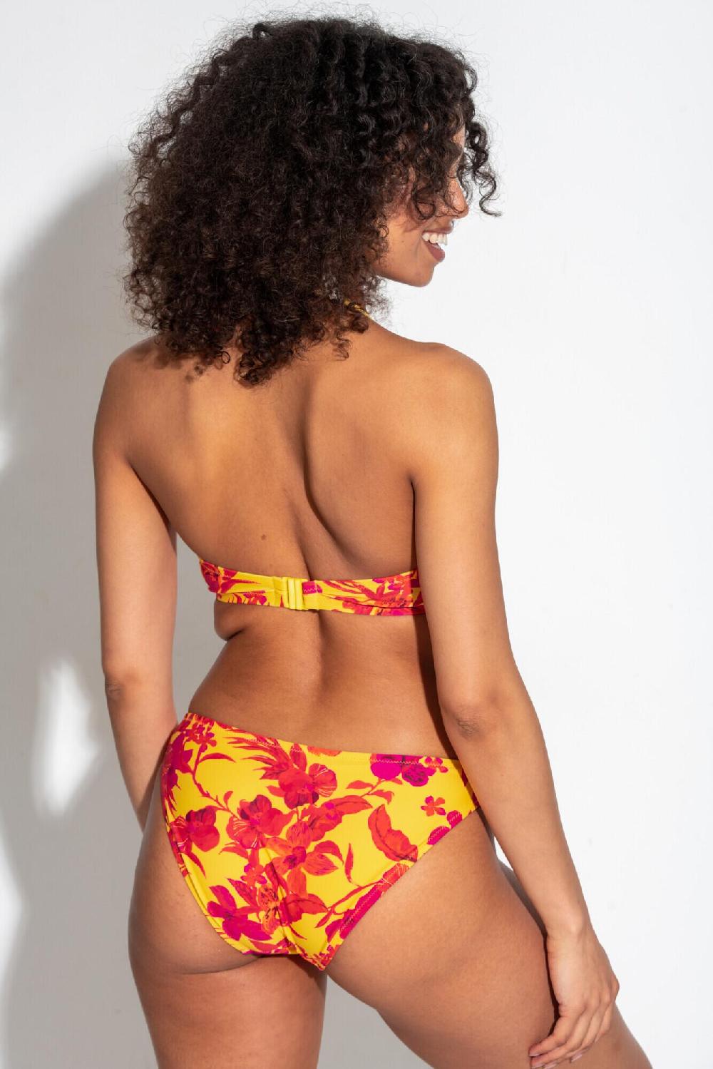 Pour Moi Heatwave Brief - Yellow Floral