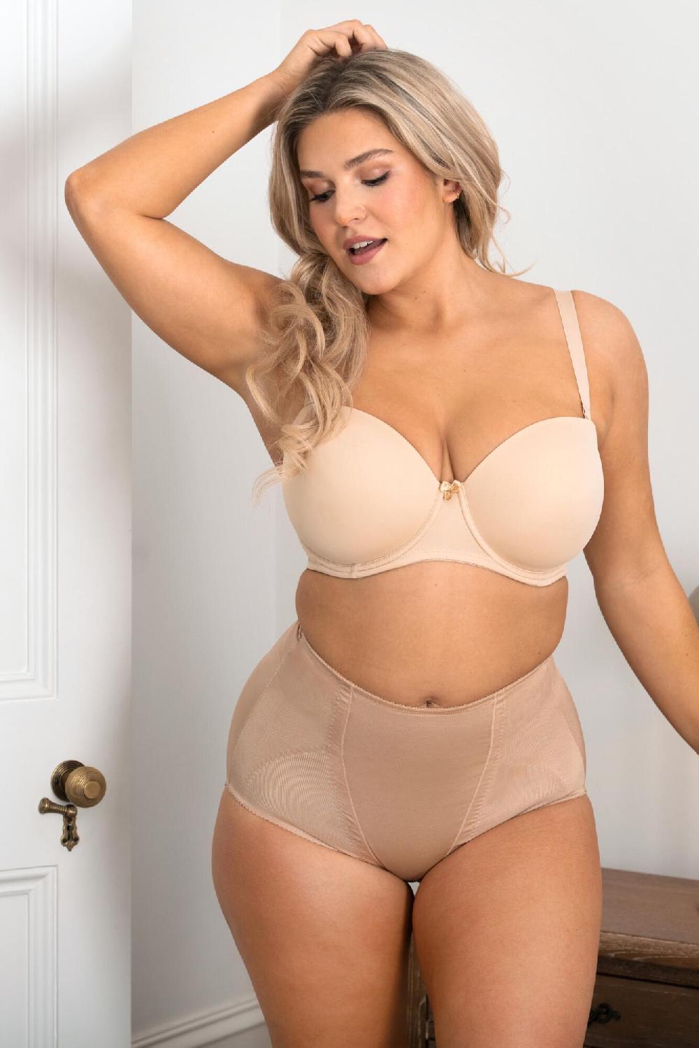 Pour Moi Hourglass Firm Control Brief - Caramel