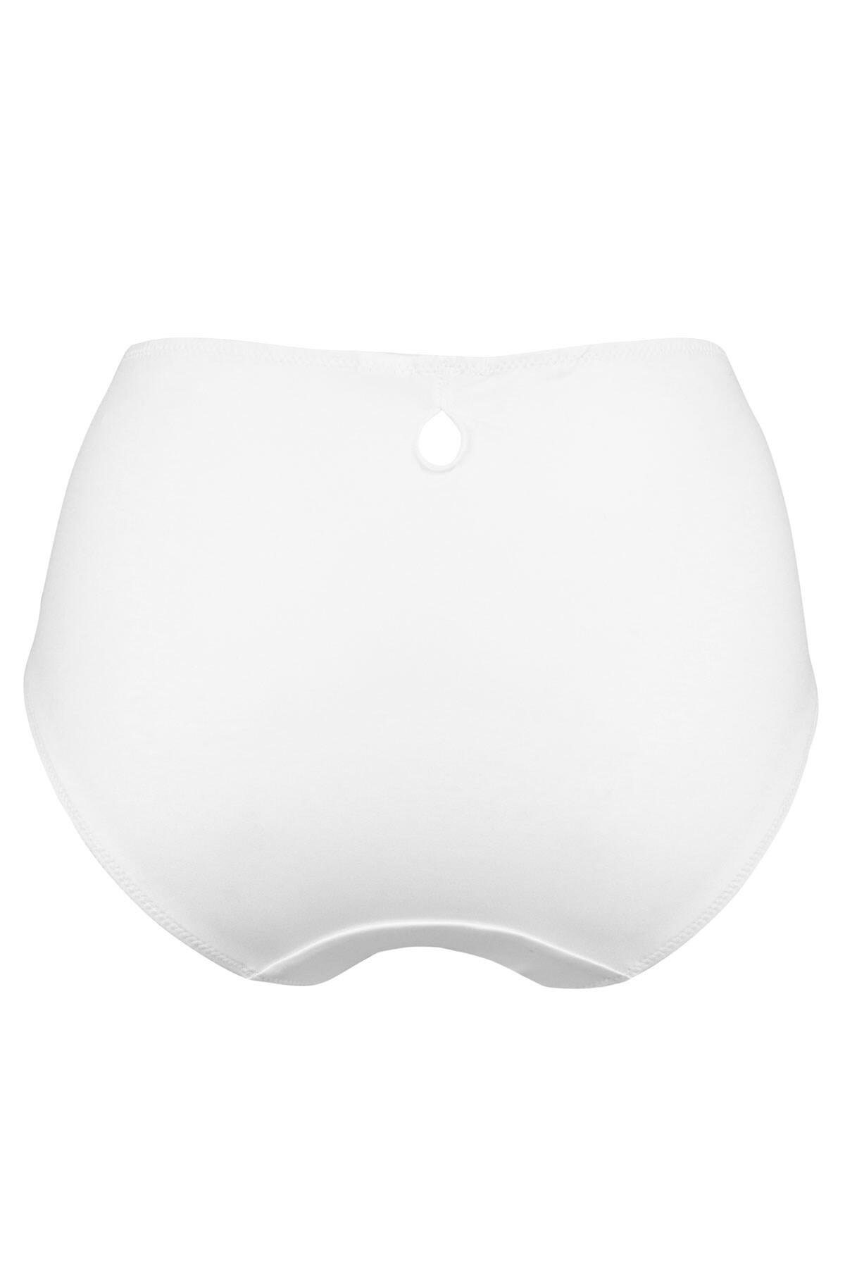 Pour Moi Imogen Rose Embroidered Brief - White