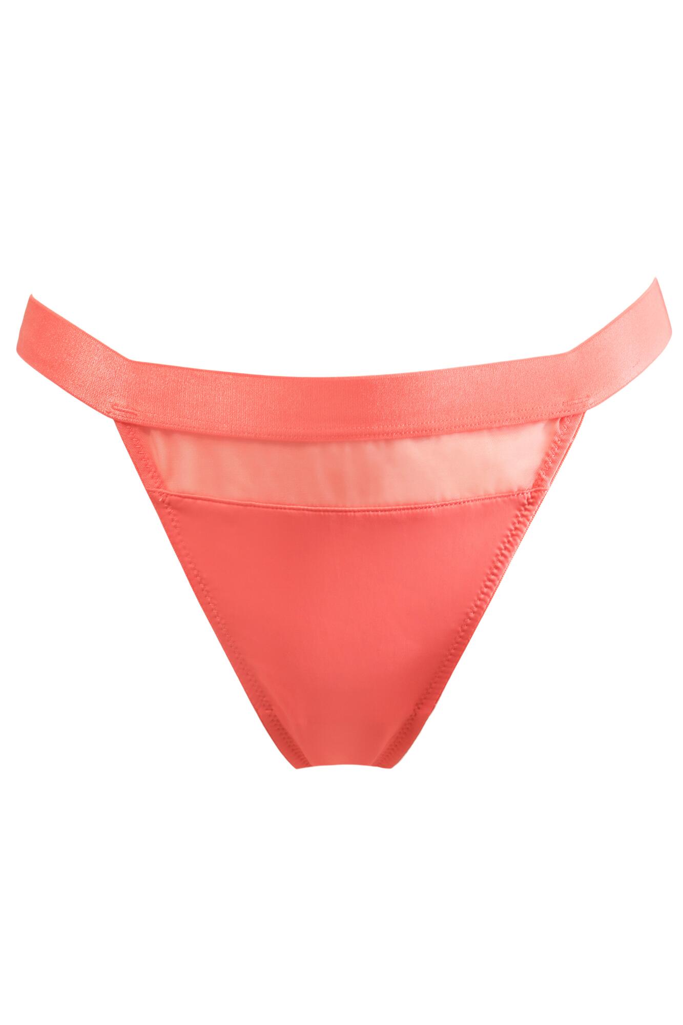 Pour Moi India High-Leg Thong - Coral