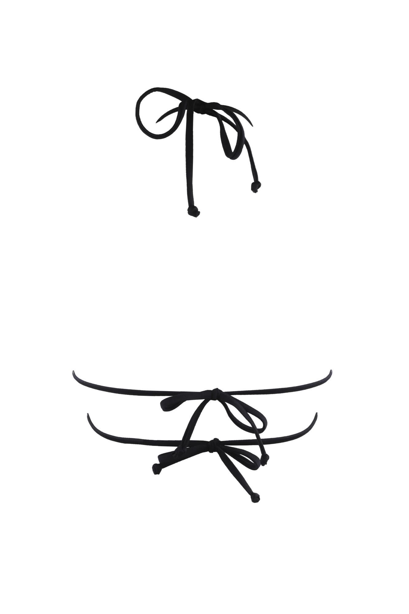 Pour Moi India Recycled Triangle Bikini Top - Black