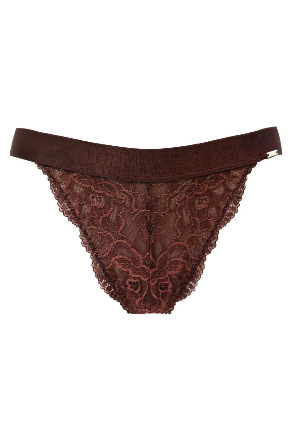Pour Moi India Tanga Brazilian - Chocolate