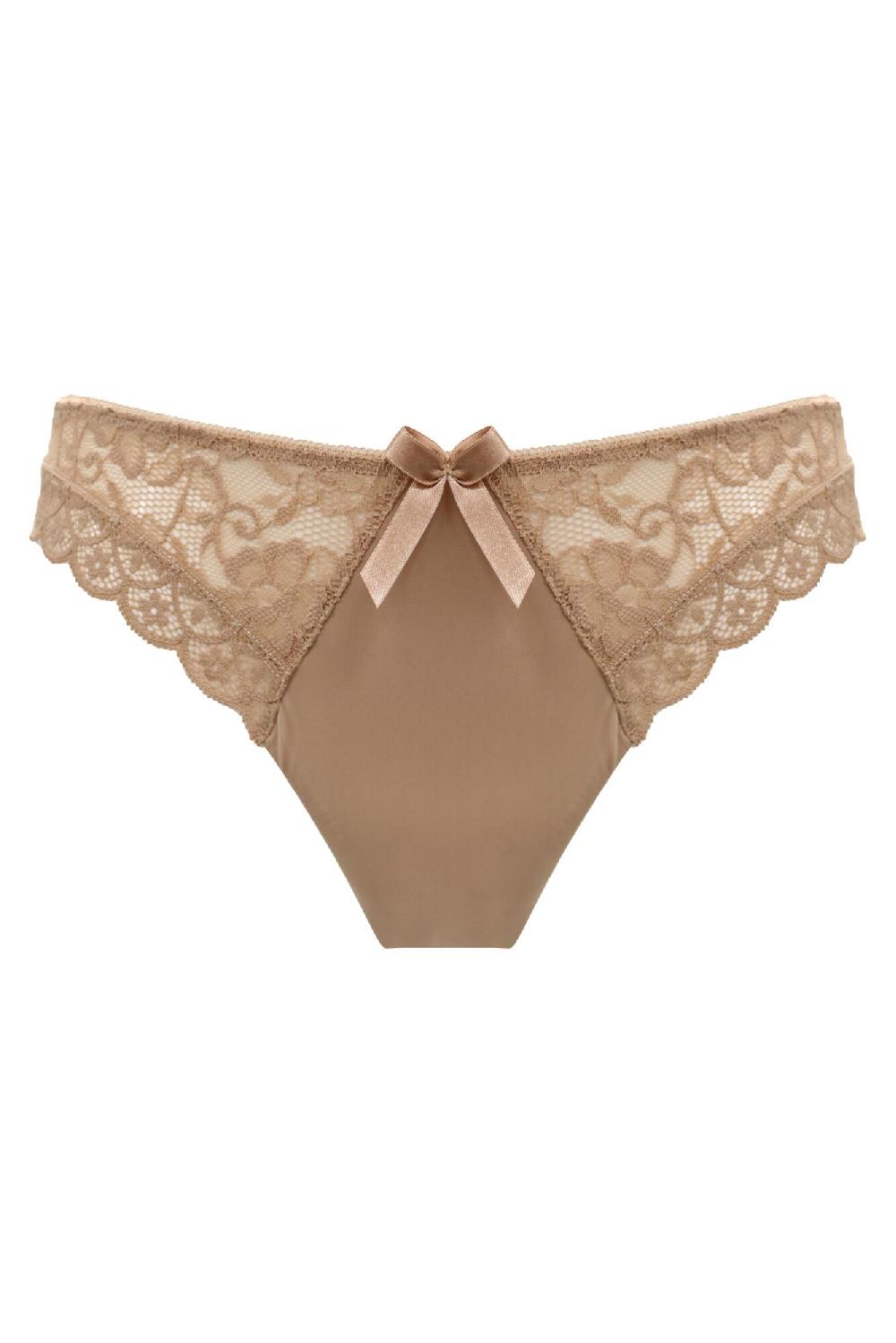 Pour Moi Rebel Brazilian Brief - Almond