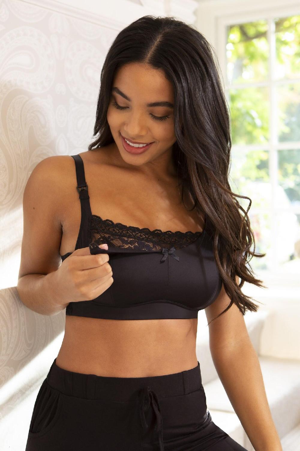 pour moi Rebel Nursing Bra C-I - Black