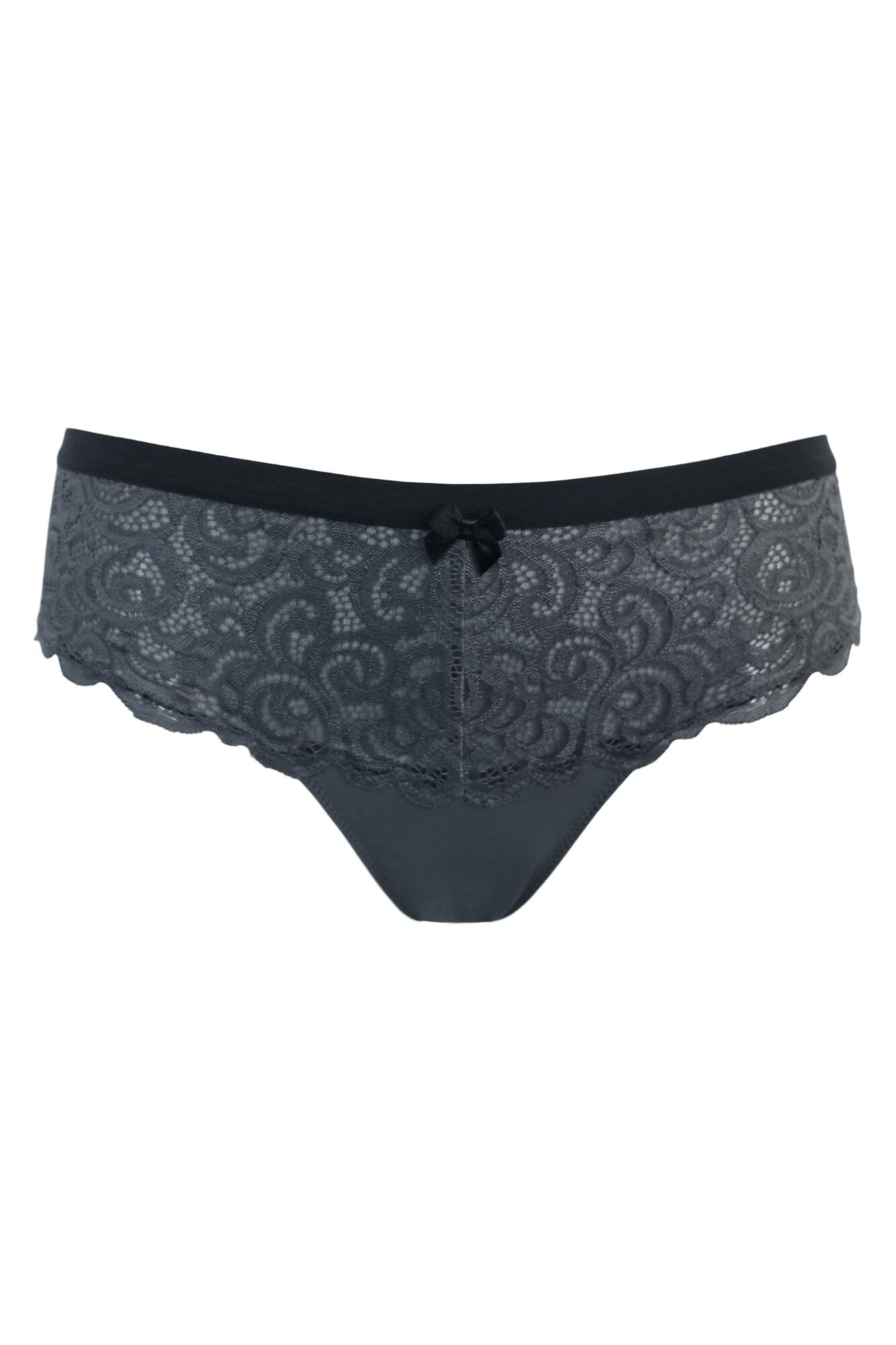 Pour Moi Romance Brief - Slate/Black