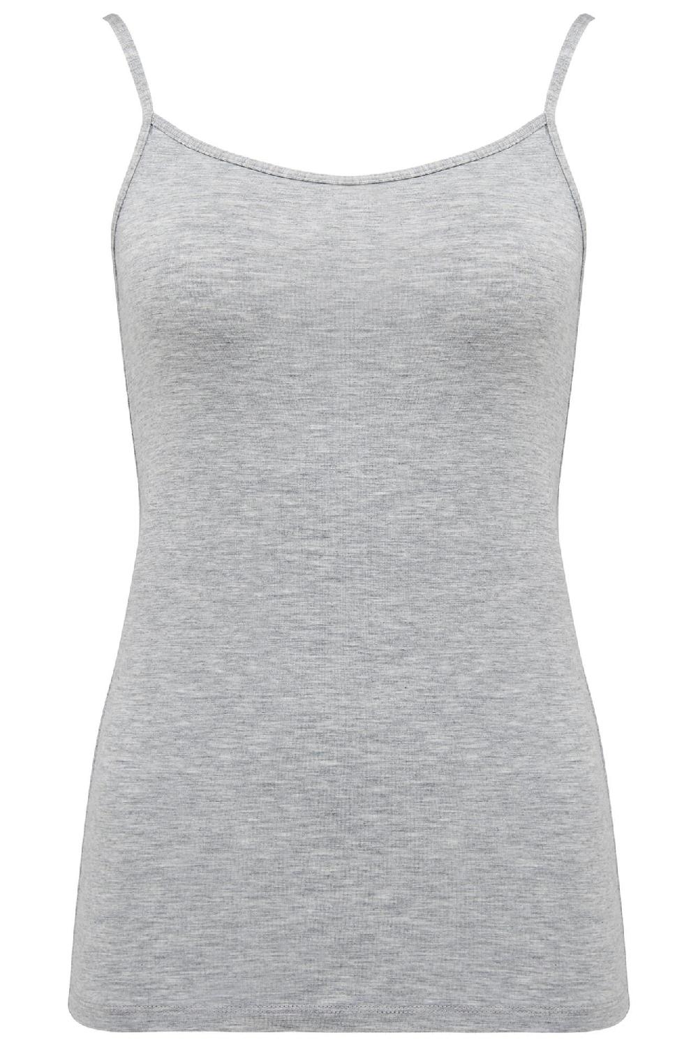 Pour Moi Second Skin Thermal Cami Top - Grey