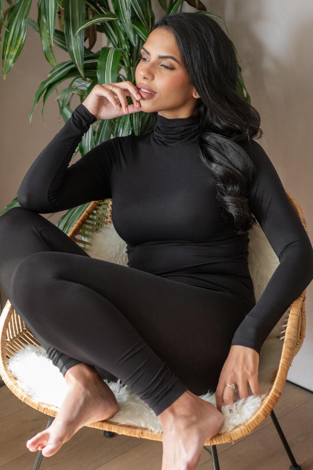 Pour Moi Second Skin Thermal Legging - Black