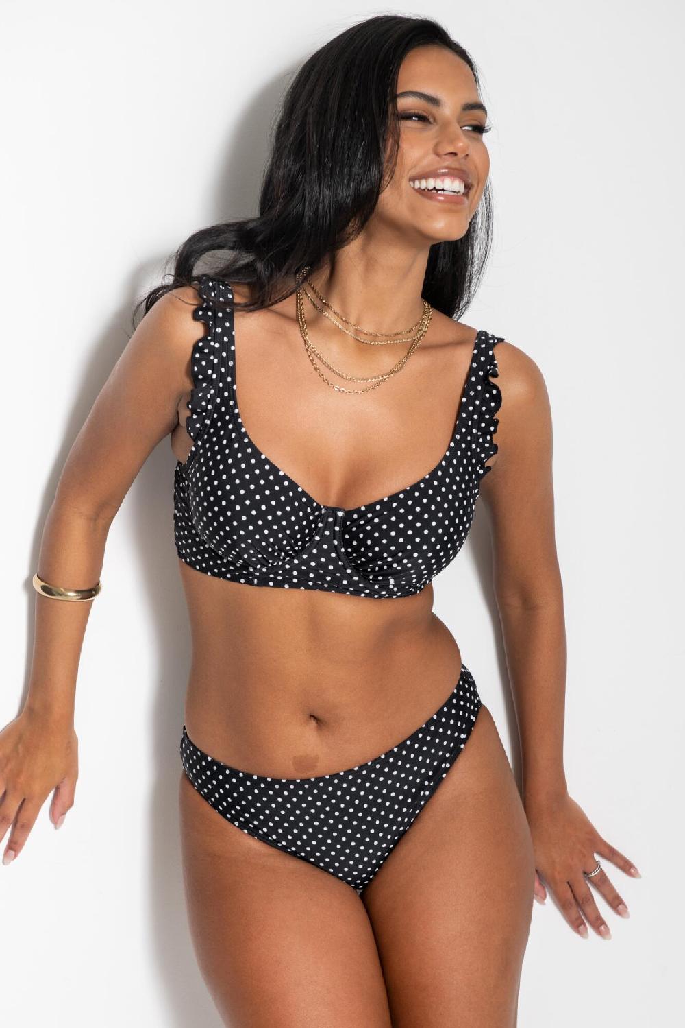 Pour Moi Sicily Brief - Black/White