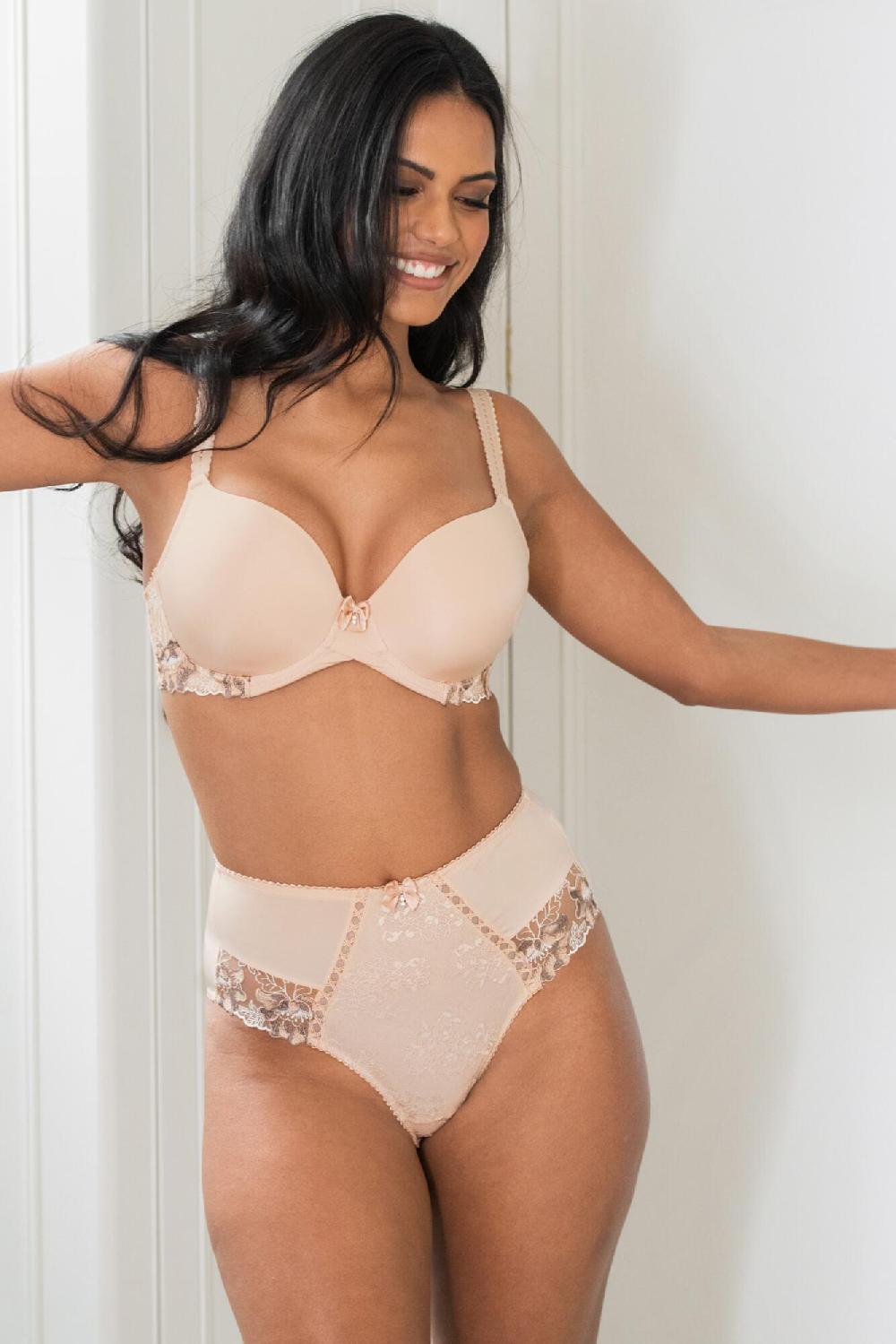 Pour Moi Sofia Contour Padded T-Shirt Bra - Latte