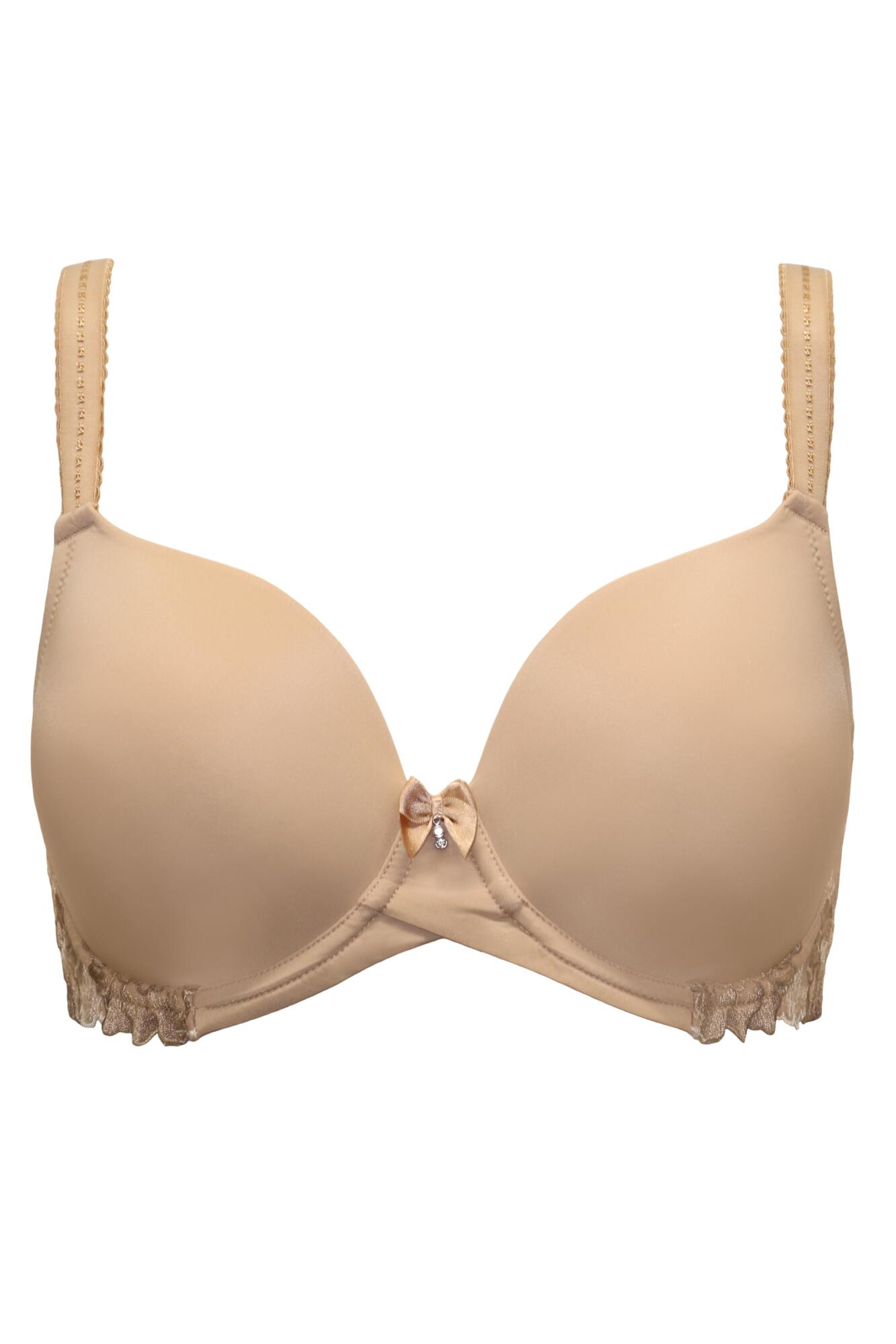 Pour Moi Sofia Contour Padded T-Shirt Bra - Latte
