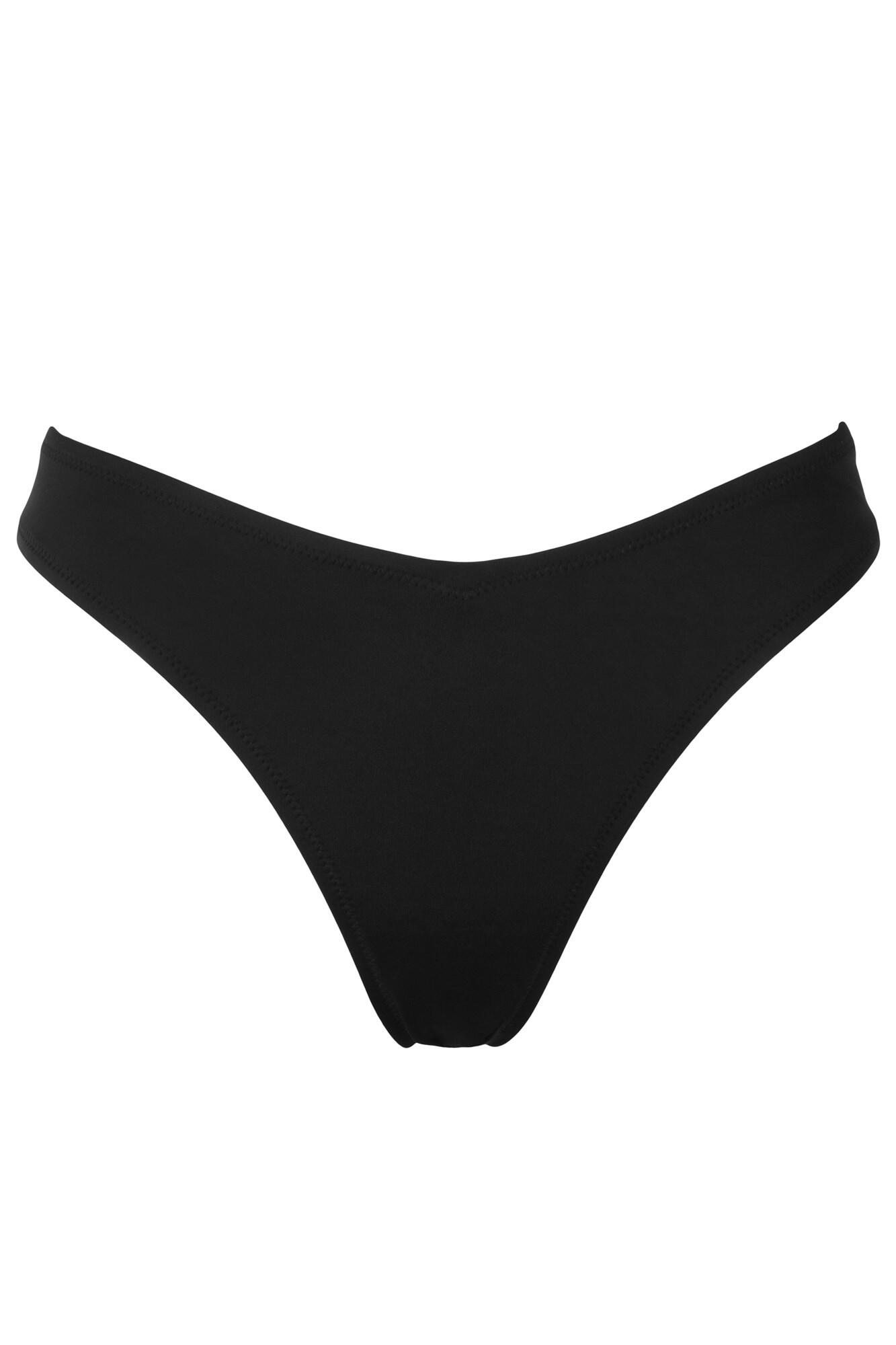 Pour Moi Space High Leg V Brief - Black