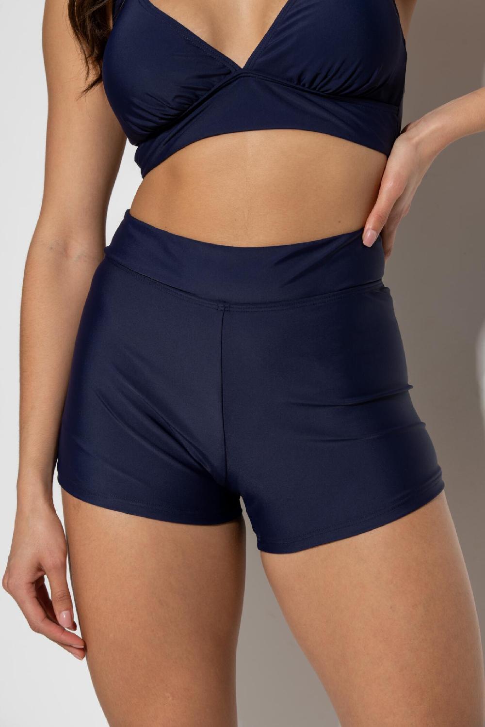 Pour Moi Space High-Waist Short Brief - Navy