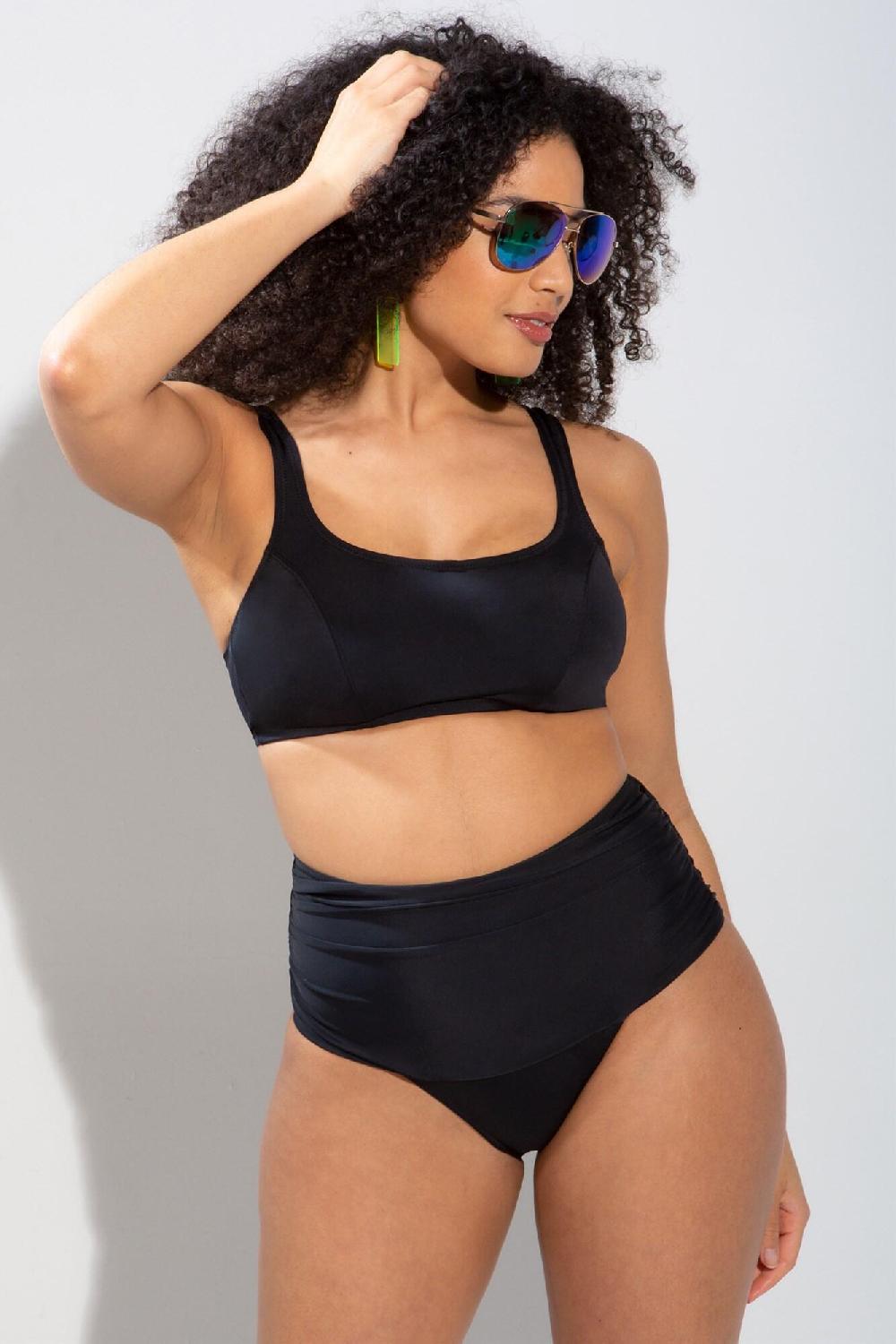 Pour Moi Space Underwired Cami Top - Black