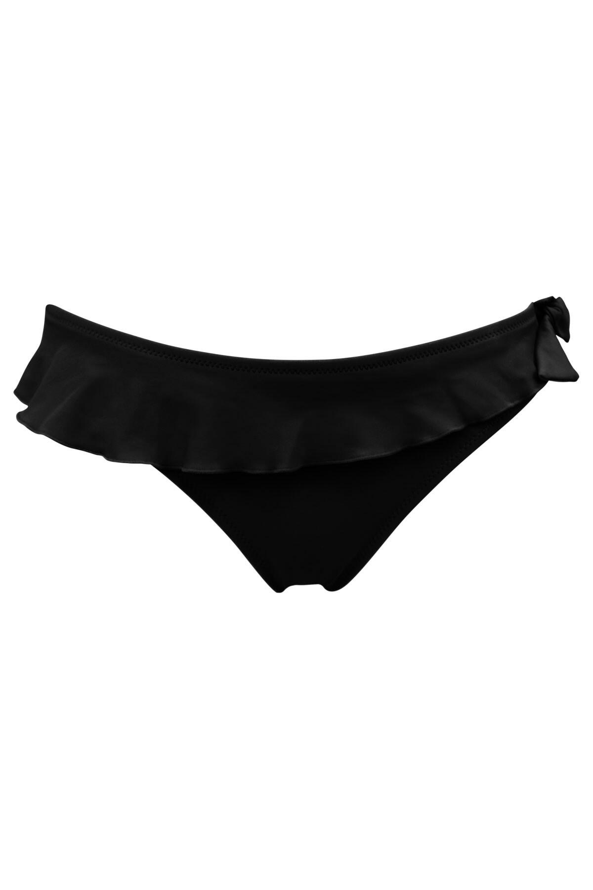 Pour Moi Splash Frill Brief - Black