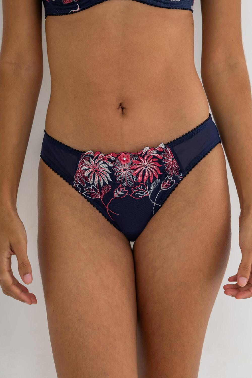 Pour Moi St Tropez Bikini Brief - Navy/Pink