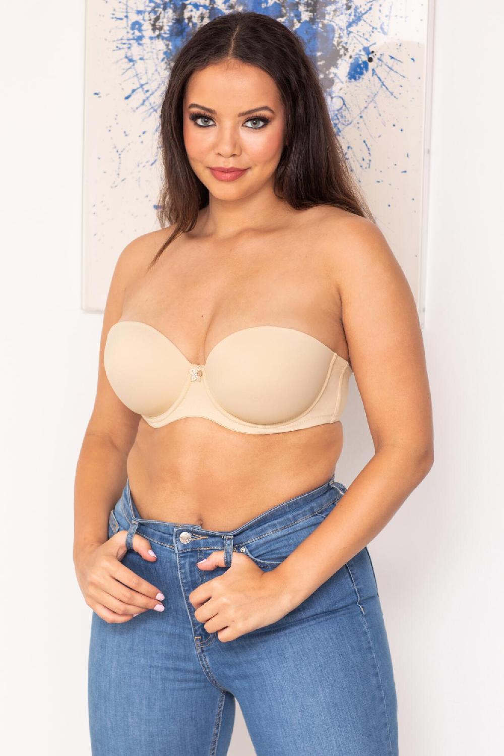 Pour Moi St Tropez Strapless Bra - Oyster