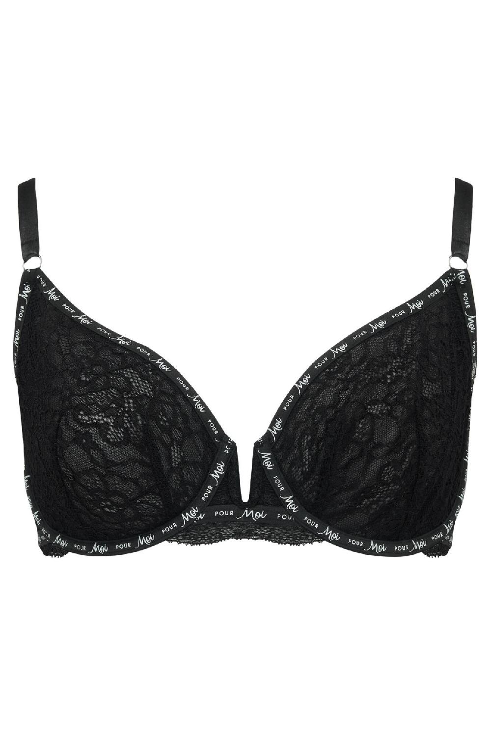 Pour Moi Vibe Non-Padded Bra C-I - Black