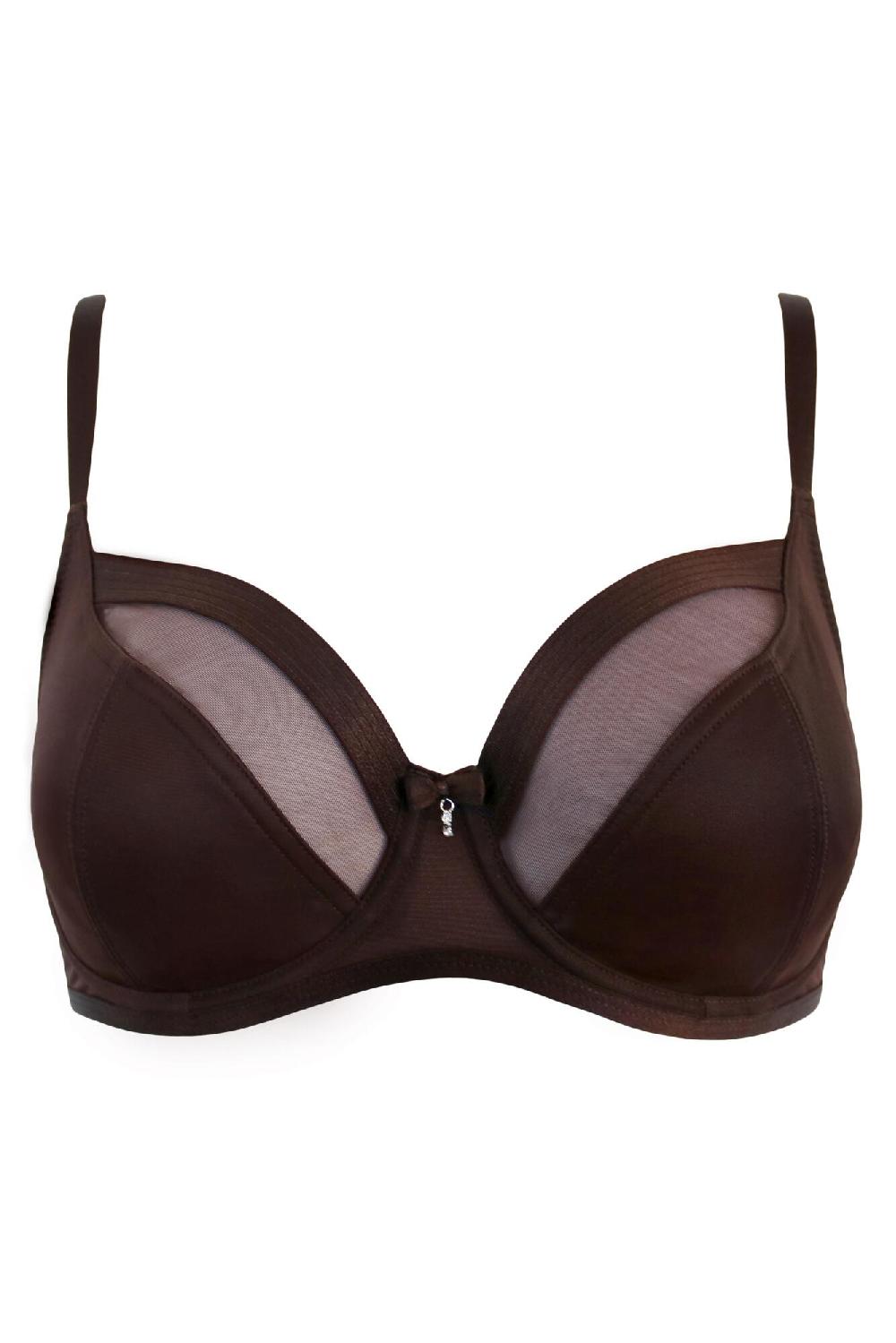 Pour Moi Viva Luxe Underwired Bra D-M - Chocolate