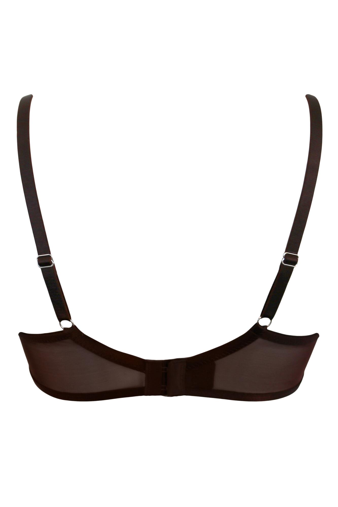 Pour Moi Viva Luxe Underwired Bra D-M - Chocolate