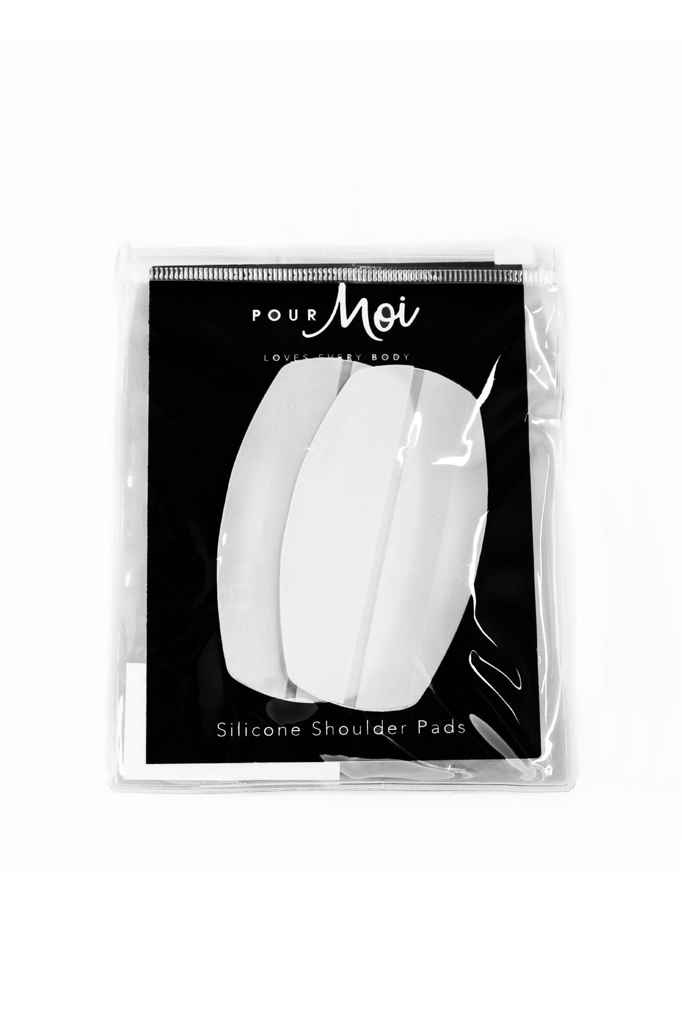 Pour Moi Silicone Shoulder Pads (Pack Of 1 Pair) - Clear