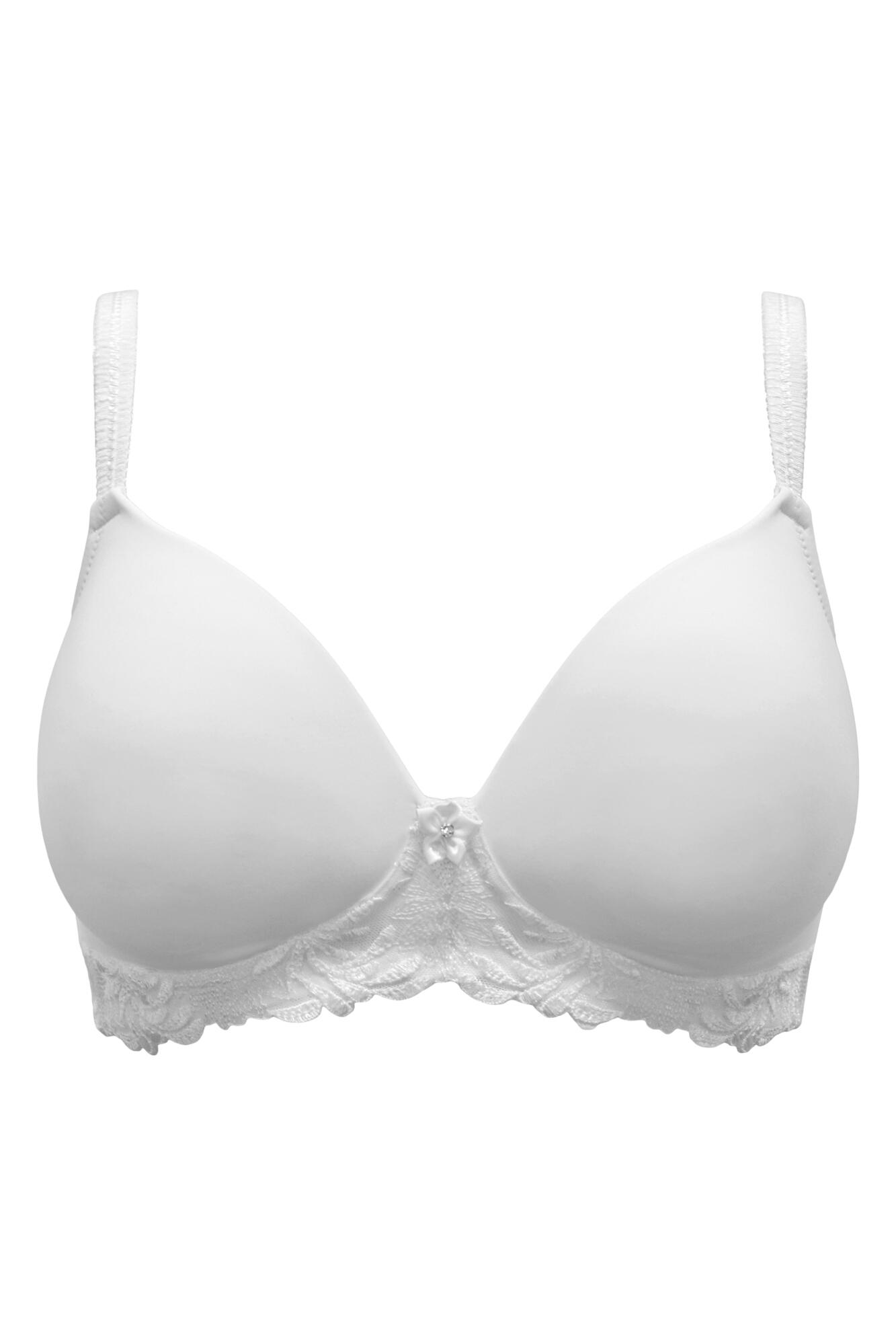 Pour Moi St Tropez Contour Padded Non-Wired T-Shirt Bra - White