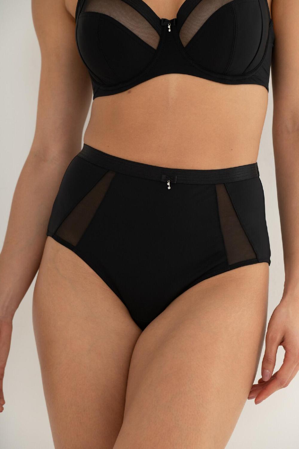 Pour Moi Viva Luxe High Waist Light Control Brief - Black