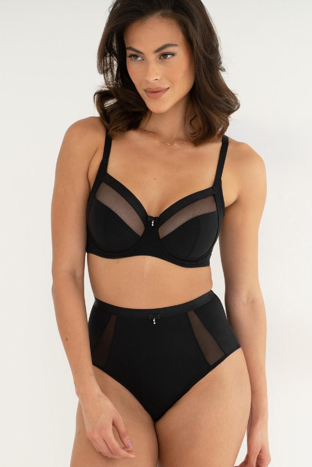 Pour Moi Viva Luxe High Waist Light Control Brief - Black