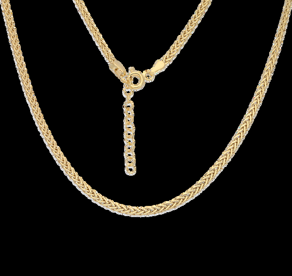 pour toi 14K Herringbone Necklace