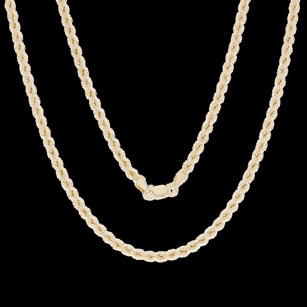 pour toi 14K Rope Necklace